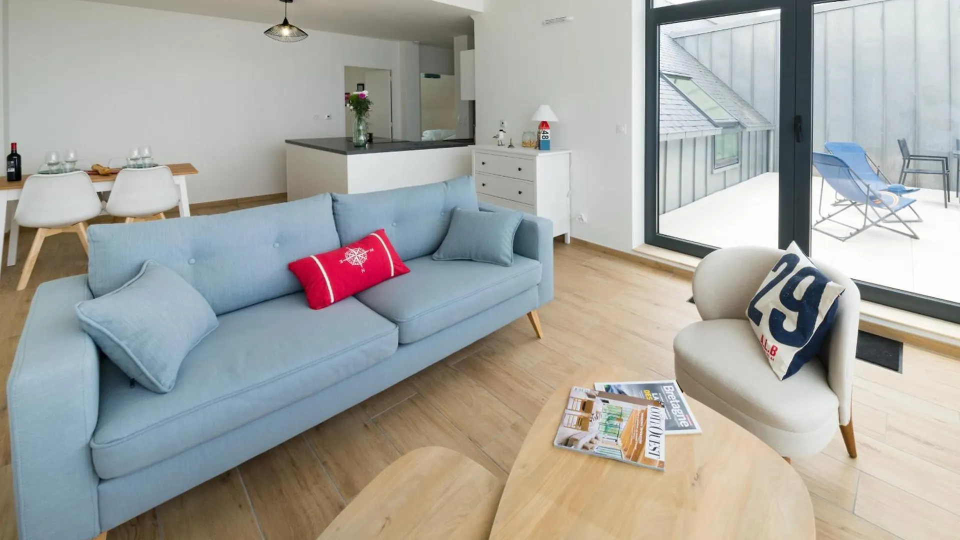 Apartamento Ocean View - Luxueux T3 Avec Magnifique Vue Mer Porspoder
