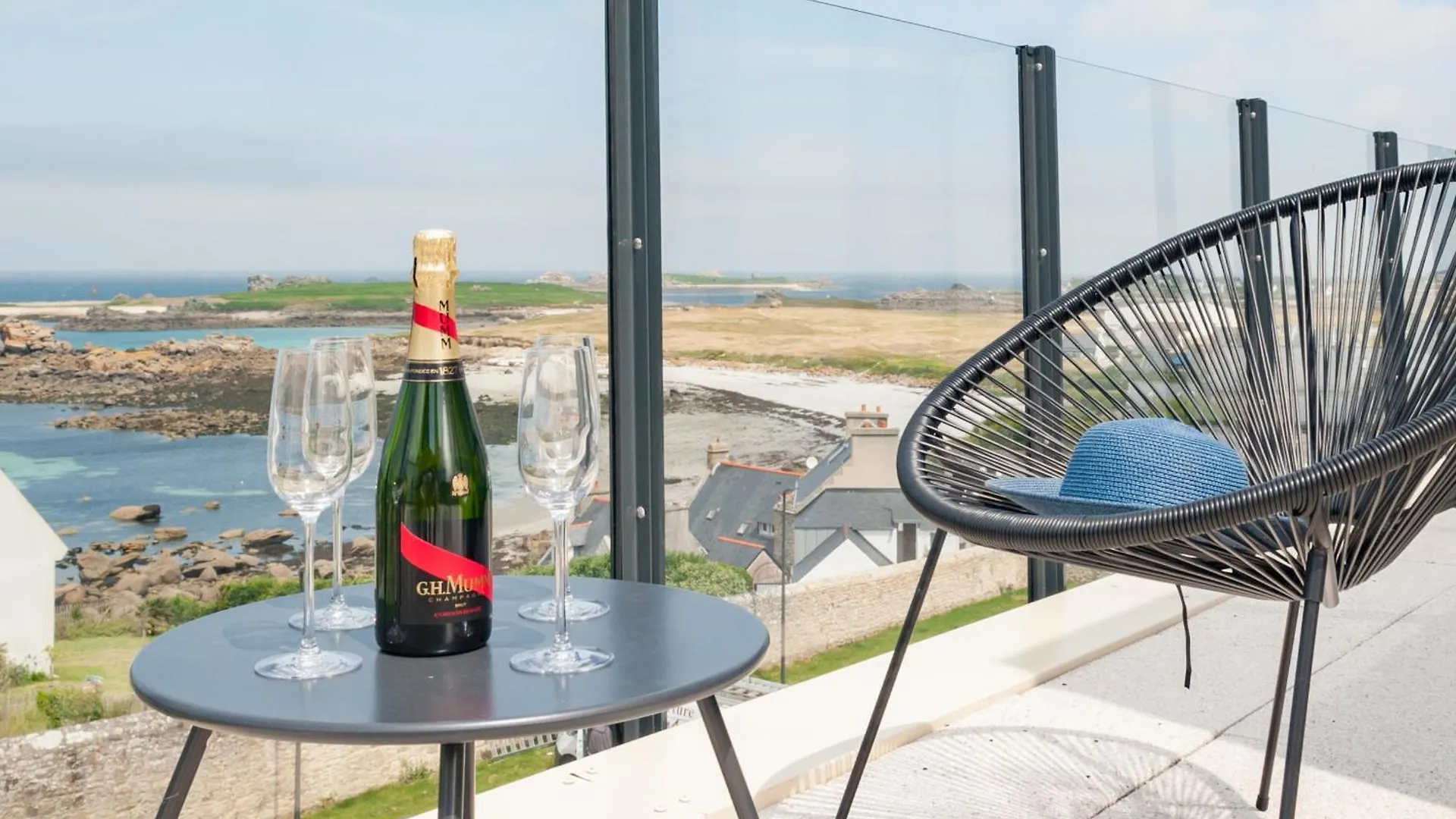 Ocean View - Luxueux T3 Avec Magnifique Vue Mer Porspoder França