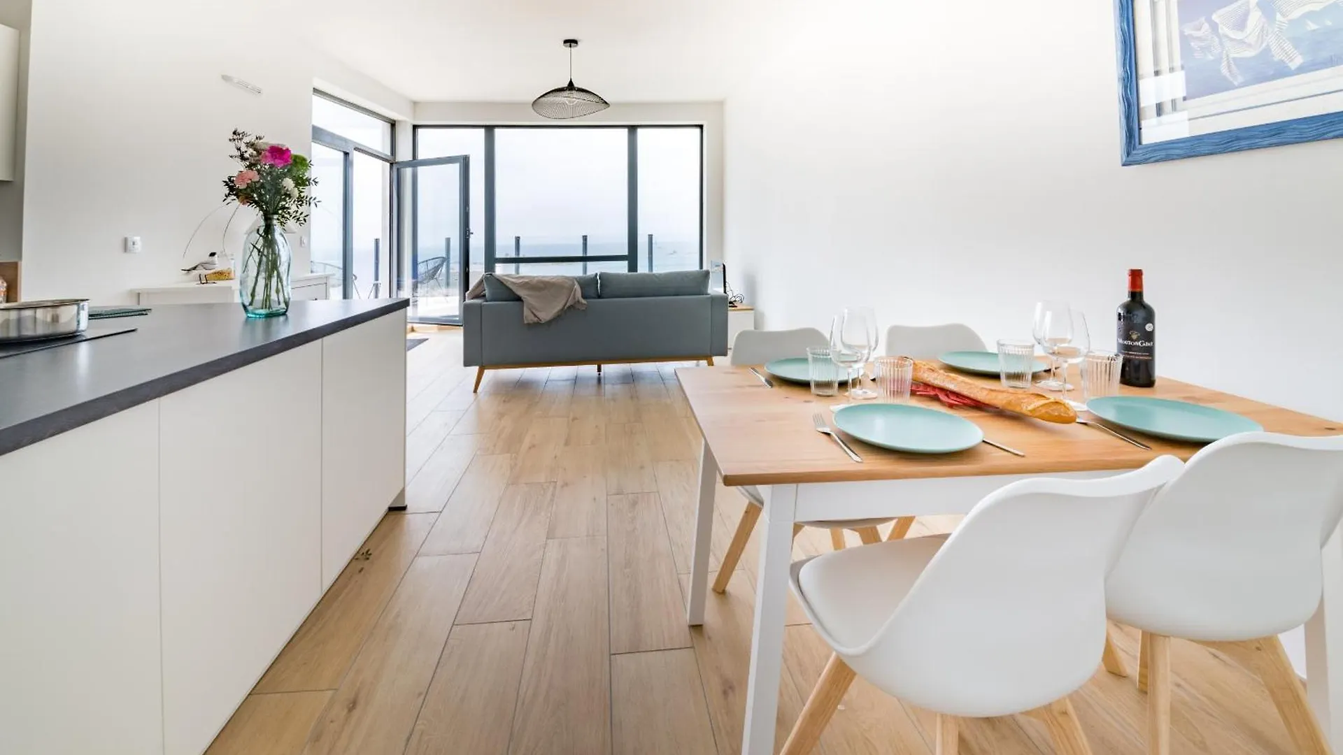 Ocean View - Luxueux T3 Avec Magnifique Vue Mer Porspoder Apartamento